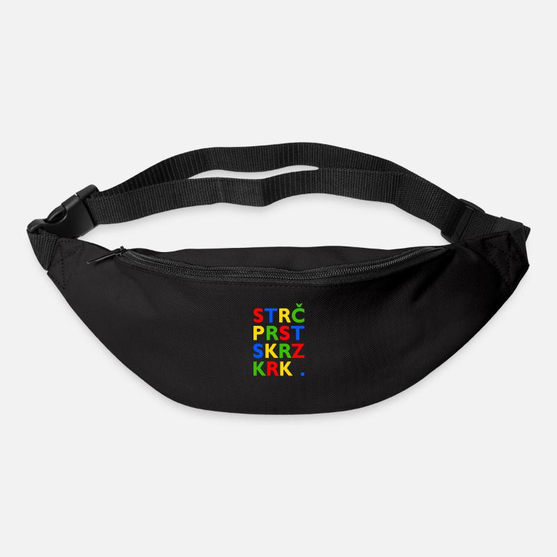Strč Prst Skrz Krk - Virelangue tchèque - Sac banane - noir
