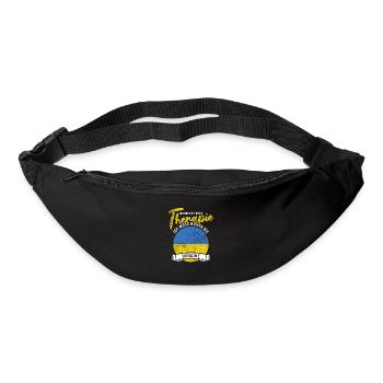 Ich brauche keine Therapie ich muss in die Ukraine - Gürteltasche - Schwarz - Vorne