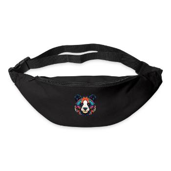 Panda Portrait - Gürteltasche - Schwarz - Vorne
