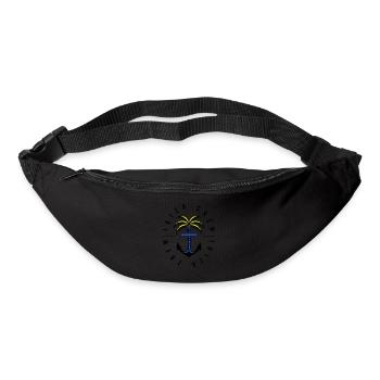 Ibiza Crew Anchor Palm Tree - Bum bag - black - Front