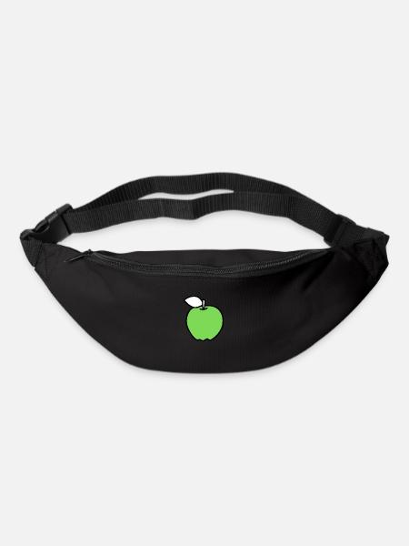 Pomme verte - Sac banane - noir