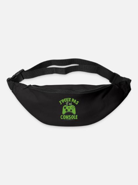 Je Peux Pas J'ai Console Cadeau Gamer - Sac banane - noir
