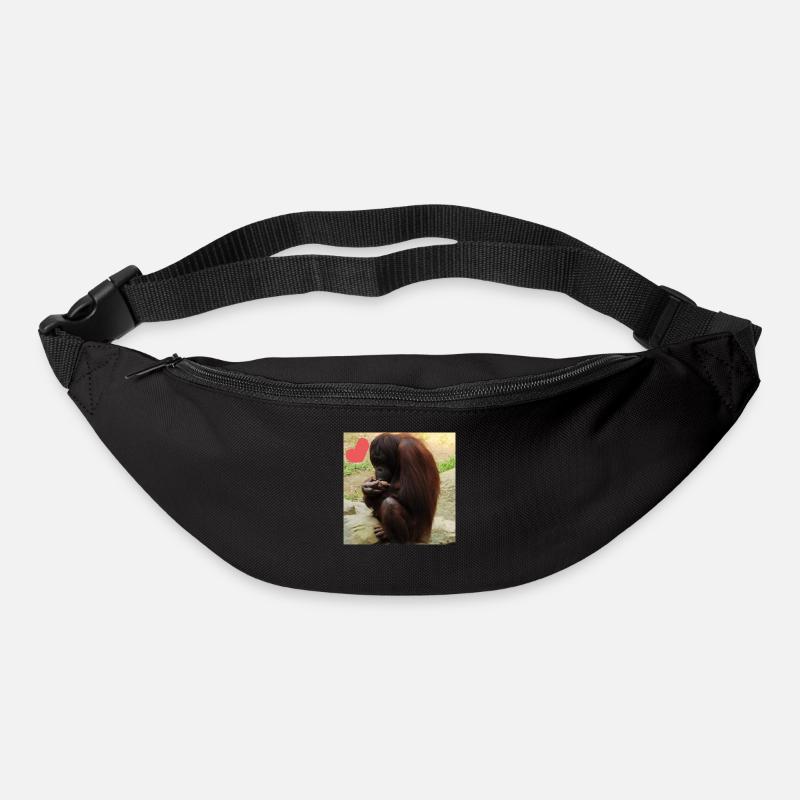 Affenliebe - Gürteltasche - Schwarz
