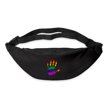 Rainbow Connection Embrace, Happy Pride - Gürteltasche - Schwarz - Vorne