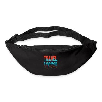 joke bday traveling camping funny funny quote - Gürteltasche - Schwarz - Vorne