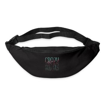 golfgift golfclock golfking golf ball golfer - Bum bag - black - Front