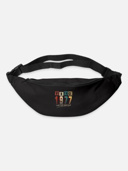 Vintage 1977 : Edition Limitée - 48e anniversaire. - Sac banane - noir