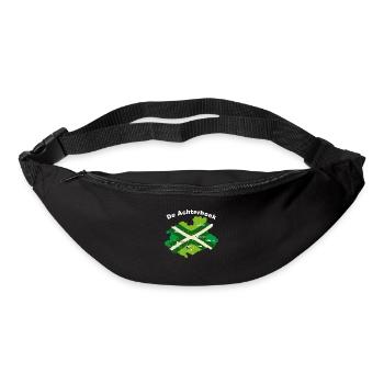 Textgliederung Achterhoek - Gürteltasche - Schwarz - Vorne