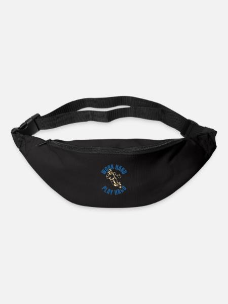 Playing basketball hard - Bum bag - black
