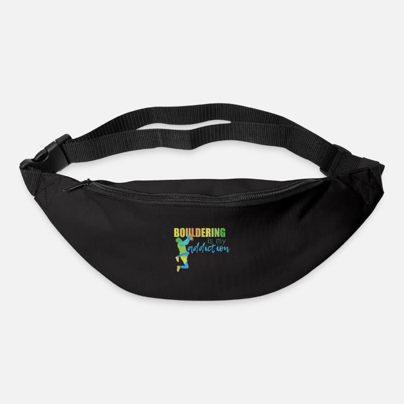 Bouldern - Gürteltasche - Schwarz
