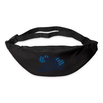 Heid is so a schena Dog! - Gürteltasche - Schwarz - Vorne