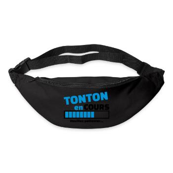tonton en cours - Sac banane - noir - Devant