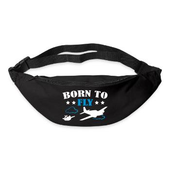 Born To Fly Skydive - Gürteltasche - Schwarz - Vorne