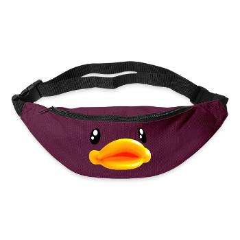 animal bird duck goose - Bum bag - burgundy - Front