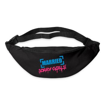 Married Sorry Girls - Gürteltasche - Schwarz - Vorne