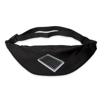 96 Well Plate / 96 perforated plate - Bum bag - black - Front