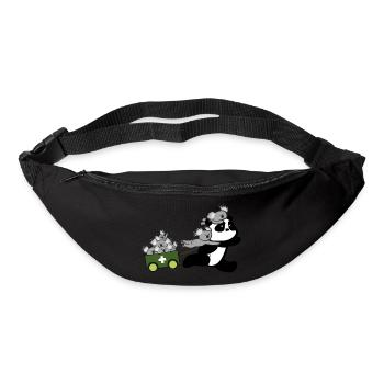 Panda safes Koalas - Bum bag - black - Front