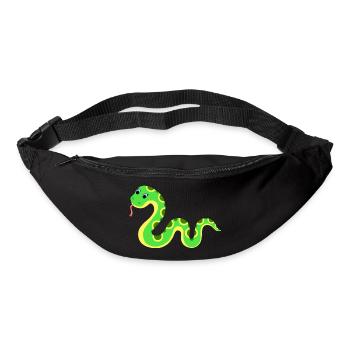 Schlange - Gürteltasche - Schwarz - Vorne