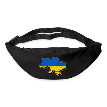 Ukraine - Gürteltasche - Schwarz - Vorne