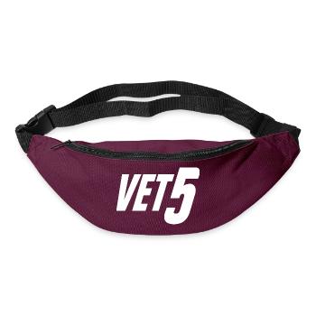 VET 5 - Fanshirt - Bum bag - burgundy - Front