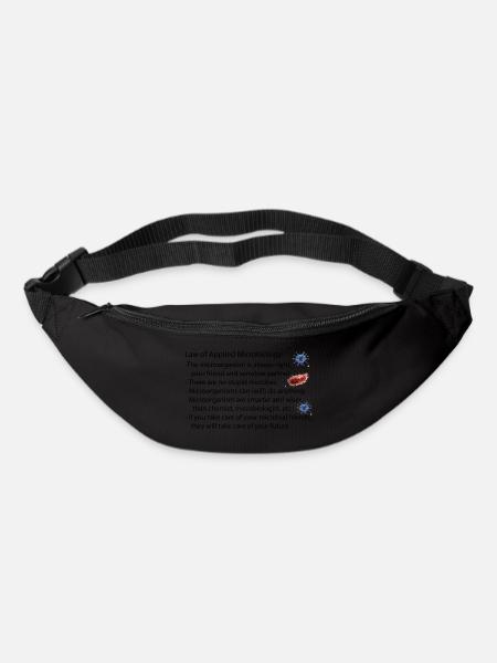 law of applied microbiology - Bum bag - black