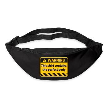 Warning - Bum bag - black - Front