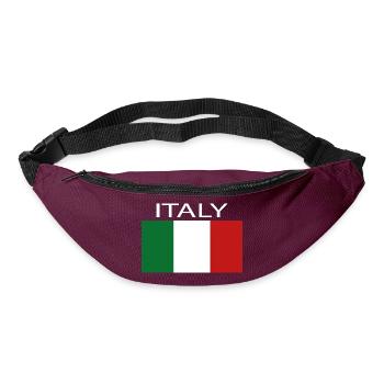 Italie - Sac banane - bordeaux  - Devant