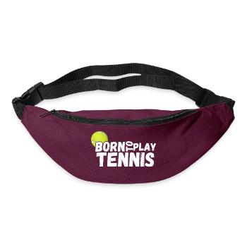 tennis / Tennis / Tennis spieler / Tennis Spielen - Gürteltasche - Burgunderrot - Vorne