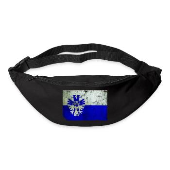 t-shirt flag of Arnhem grunge effect Nederland - Bum bag - black - Front