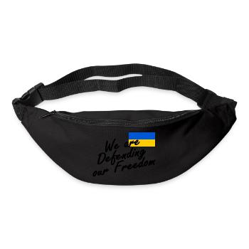 We are defending our freedom - Bum bag - black - Front