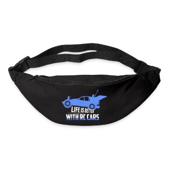 Life Is Better With RC Cars Remote Control Model - Bum bag - black - Front