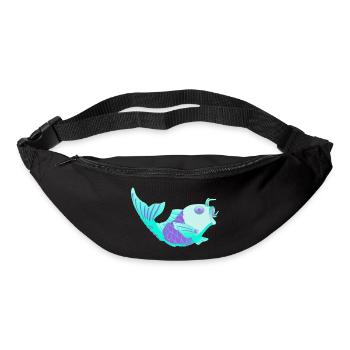 Colorful fish - Bum bag - black - Front