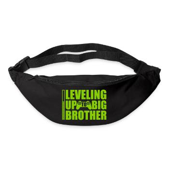 Leveling up big brother - Bum bag - black - Front