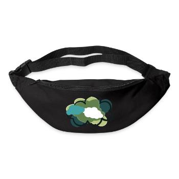 Clouds - Gürteltasche - Schwarz - Vorne