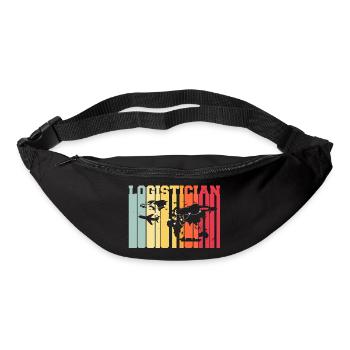 Logistician Logistics Silhouettes - Bum bag - black - Front