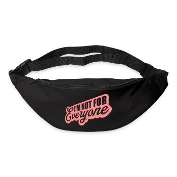 Im not for everyone - Bum bag - black - Front