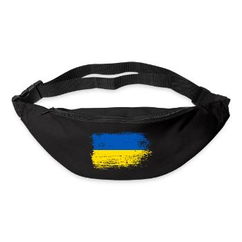 Hinweis Pinselstrich Ukraine - Gürteltasche - Schwarz - Vorne
