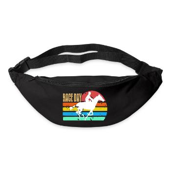 RACE DAY Awesome Retro Vintage Horse Racing - Gürteltasche - Schwarz - Vorne