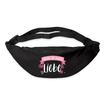 Tango ist meine Liebe! Tänzerin tanzen Geschenk - Gürteltasche - Schwarz - Vorne