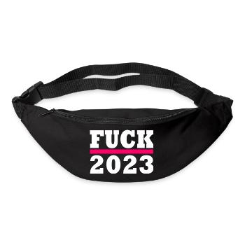 Fuck 2023 - Sac banane - noir - Devant