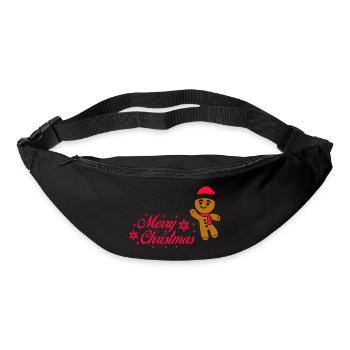 Lebkuchenmann - Gürteltasche - Schwarz - Vorne