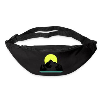 Mountains - Bum bag - black - Front