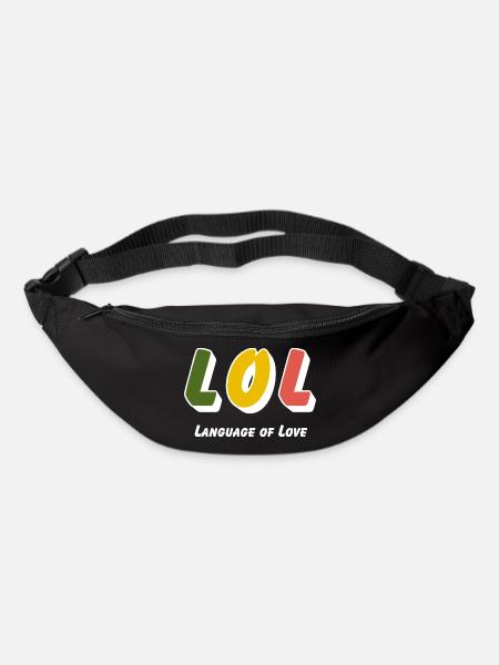 LOL - Language of Love - Bum bag - black