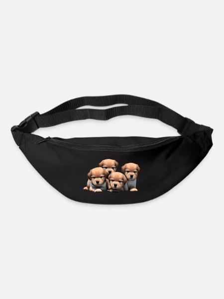 Drôles de chiens - Sac banane - noir