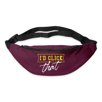 I'd click that Floor installer - Bum bag - burgundy - Front