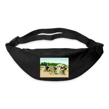 Old School BMX - Gürteltasche - Schwarz - Vorne