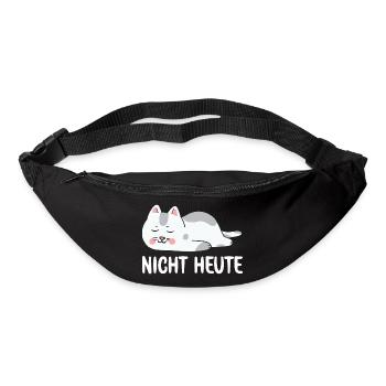 Bitte nicht Heute Müde Katze will schlafen Katzen - Gürteltasche - Schwarz - Vorne