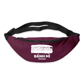 Vietnam Viet Banh Mi pain vietnamien I cadeau - Sac banane - bordeaux  - Devant