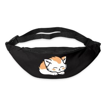 Baby Sleeping Cat - Bum bag - black - Front