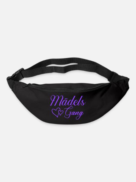 mädels gang - Gürteltasche - Schwarz